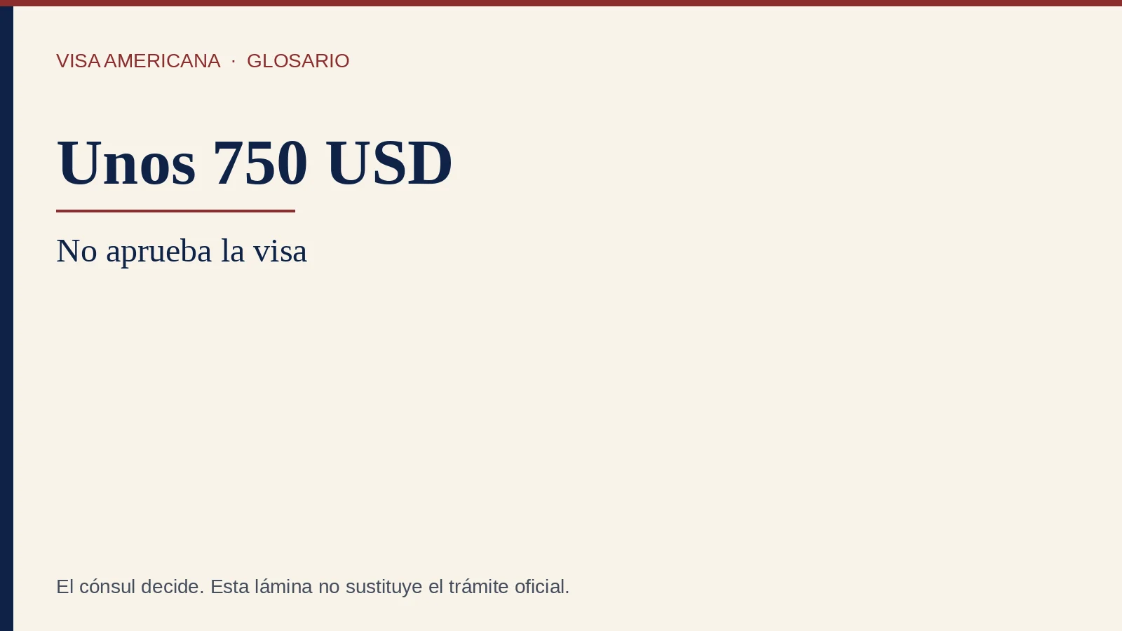 Pago para adelantar cita: Pagar por otra fecha. No aprueba la visa.